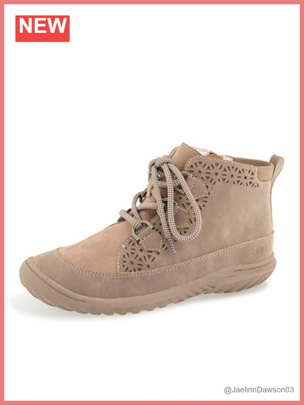 Water Resistant Arch Support Lace-Up Ankle Boot APMA Accepted